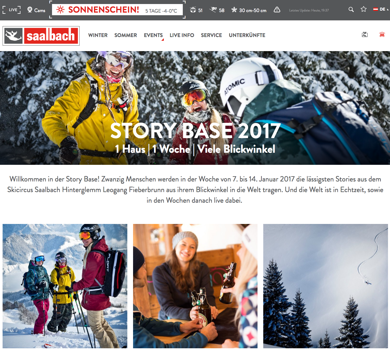 Story Base im „lässigsten Skigebiet der Alpen“ – die Bloggeraktion des Skicircus Saalbach Hinterglemm Leogang Fieberbrunn