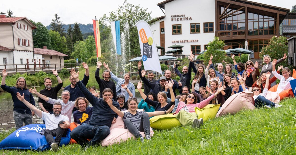 Gruppenbild der OpenWeek 2022 im Allgäu